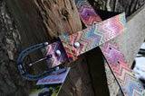 CHILD Aztec ZigZag Belt - Size 24" (KID 3T-5T) 1.25" Wide