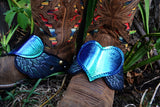 Boot Candy "Turquoise Hearts"