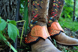 Boot Candy "Orange Hearts"