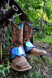 Boot Candy "Turquoise Hearts"