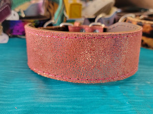 Peach Sparkle Collar 14-16"