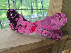 Pink Acid Wash HOH Spur Straps