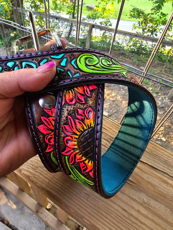 PREORDER Neon Sunflower Belt