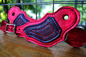 Red Glitter Spur Straps