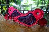 Red Glitter Spur Straps