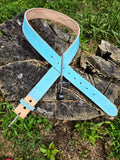 Robins Egg Blue Gunslinger Belt