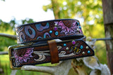 Leopard & Sunflowers Belt Size 36"