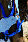 Royal Blue Glitter Halter