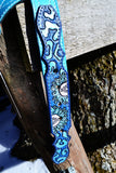 Blue Sunflowers Half-Hybrid Belt - Size 36