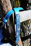 Blue Sunflowers Half-Hybrid Belt - Size 36