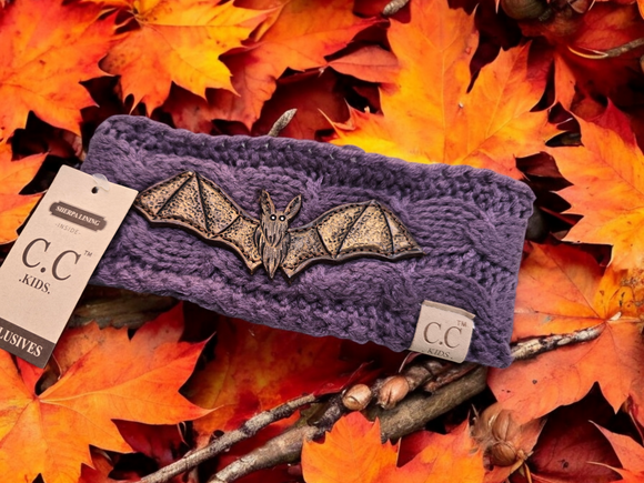 CHILD Purple Headband - Bat