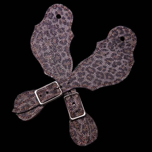 Leopard Stingray Spur Straps