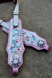 Browband Headstall - Pink