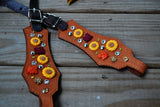 Sunflowers & Spiders Headstall - Single Ear