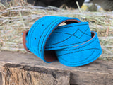 Gunslinger Stitch Suede Belt Size 31"