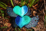 Boot Candy "Turquoise Hearts"