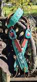 Beaded Inlay Headstall - One Ear