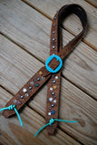 Barn Spiders Headstall - Split Ear Belt Style