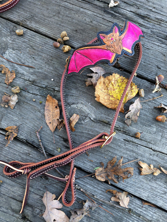 Batty Headstall - Pink
