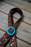 Barn Spiders Headstall - Split Ear Belt Style