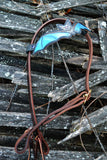 Batty Headstall - One Ear - Blue