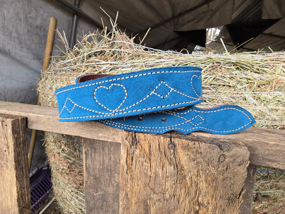 Heart Stitch Suede Belt Size 30