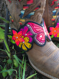 Boot Candy "Butterflies N' Flowers" ADULT