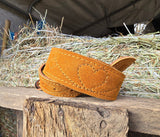 Heart Stitch Suede Belt Size 30"