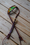One Ear Headstall - Sunflower 3