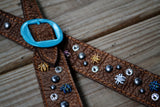 Barn Spiders Headstall - Split Ear Belt Style