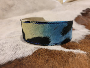 Cowhide Collar #36 -  Cotton Candy 17 to 19