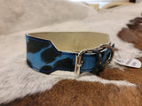 Cowhide Collar #36 -  Cotton Candy 17 to 19