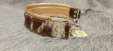Cowhide Collar Padded Chain Martingale