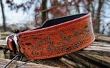 "Kressida's Fire" collar - 2" wide