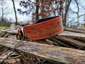 "Kressida's Fire" collar - 1.5" wide