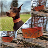 "Kressida's Fire" collar - 2" wide